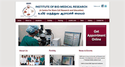 Desktop Screenshot of ibmr-india.com